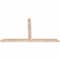 Ekena Millwork Portland Smooth Timber Gable Bracket, Douglas Fir, 60"W x 35"H x 1 1/2"D x 3 1/2"F, 14/12 Pitch GBW060X35X0204POR00SDF - alternate 3
